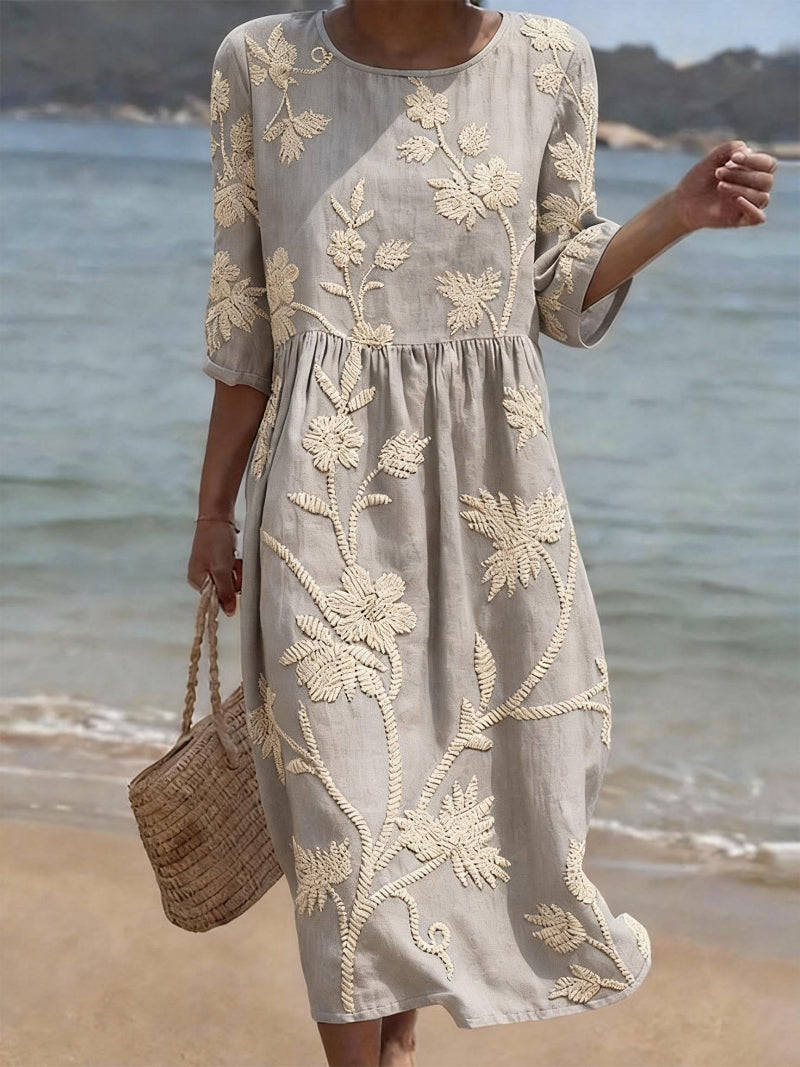 Amélie – Vestido casual com estampa floral