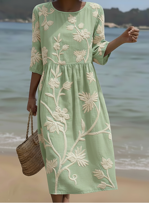 Camélia – Vestido casual estampado floral