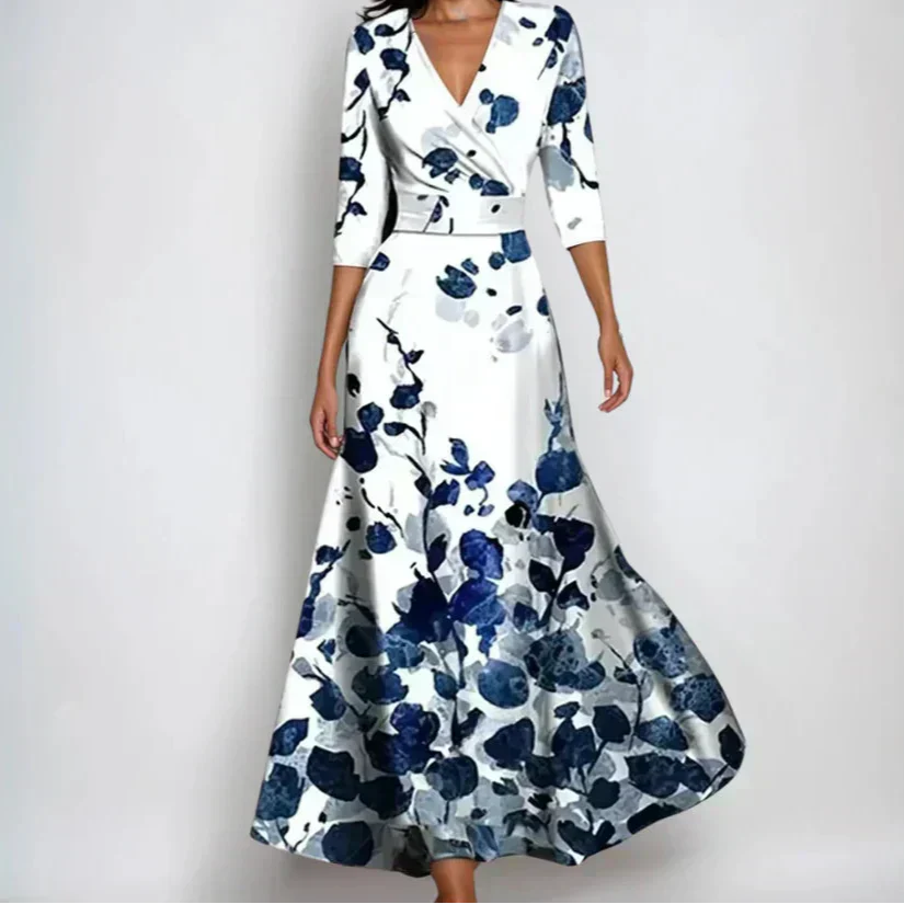 Emília | Vestido Floral Elegante