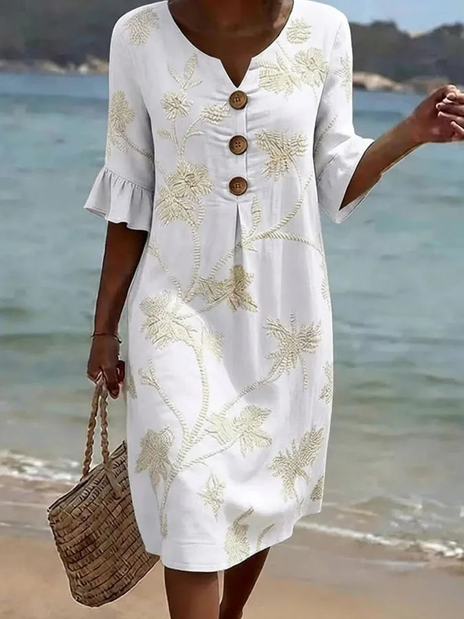 Inès – Vestido floral casual