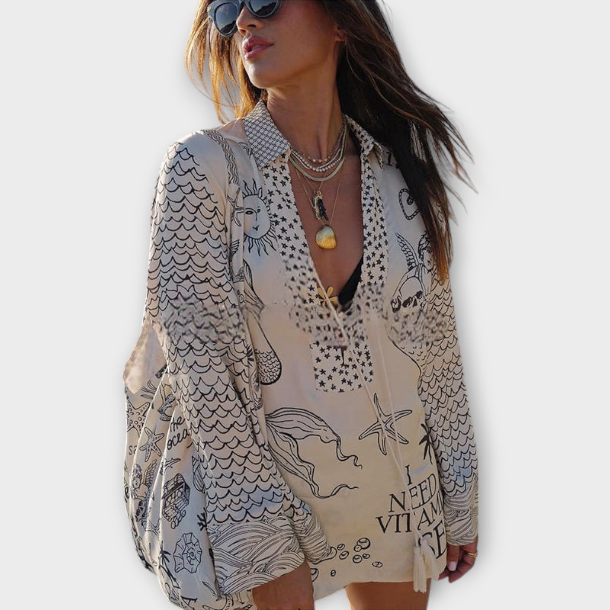 Siandra – Vestido de praia descontraído